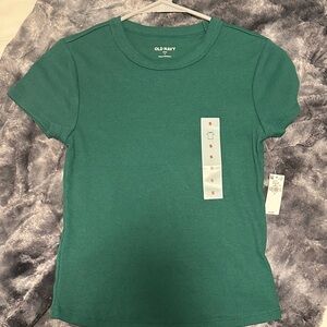 Old Navy Women's Teal Short Sleeve Tee